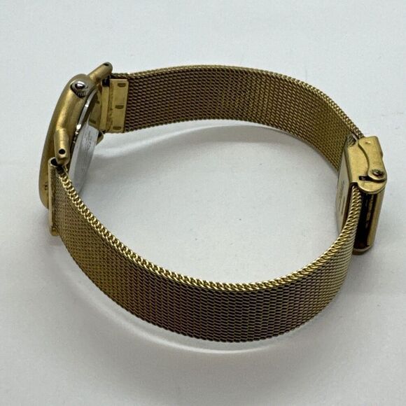 Skagen 45GG Women's Gold Tone Analog Dial Quartz Genuine Wrist Watch JNA568 - Picture 7 of 11